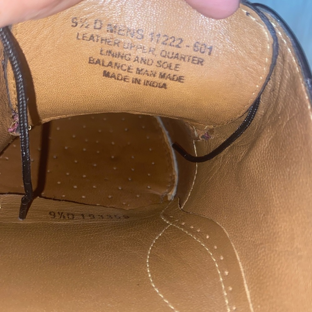 2 for $50 Florsheim Dress Shoes Men's Size 9.5 D Broxton Cap-Toe Leather - Picture 16 of 16
